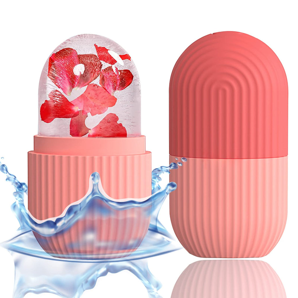 Roller Face Massager — Silicone Ice Mold for De-Puffing Eye Bags, Migraine Relie