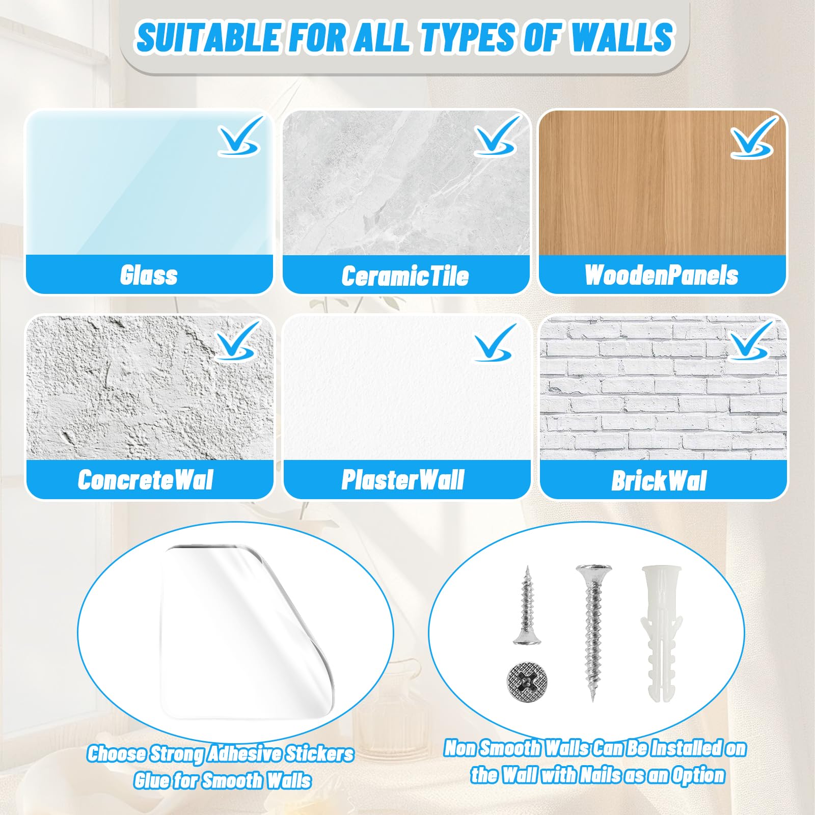 Adhesive Wall Mount For Blink Mini/Blink Mini 2/ Blink Indoor/Blink Outdoor Came