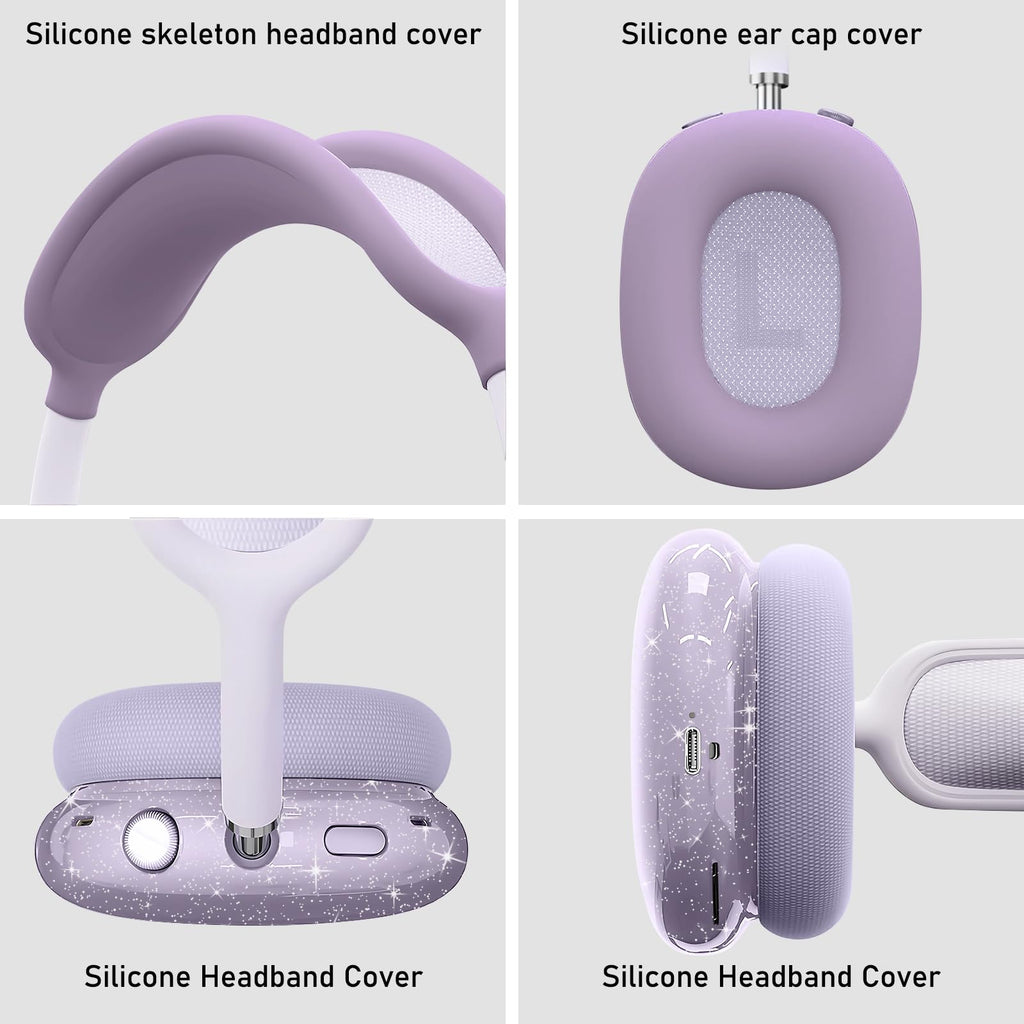 Airpods Max Case Cover,Anti-Scratch Ear Pad Case Cover/Ear Cups Cover/Headband C