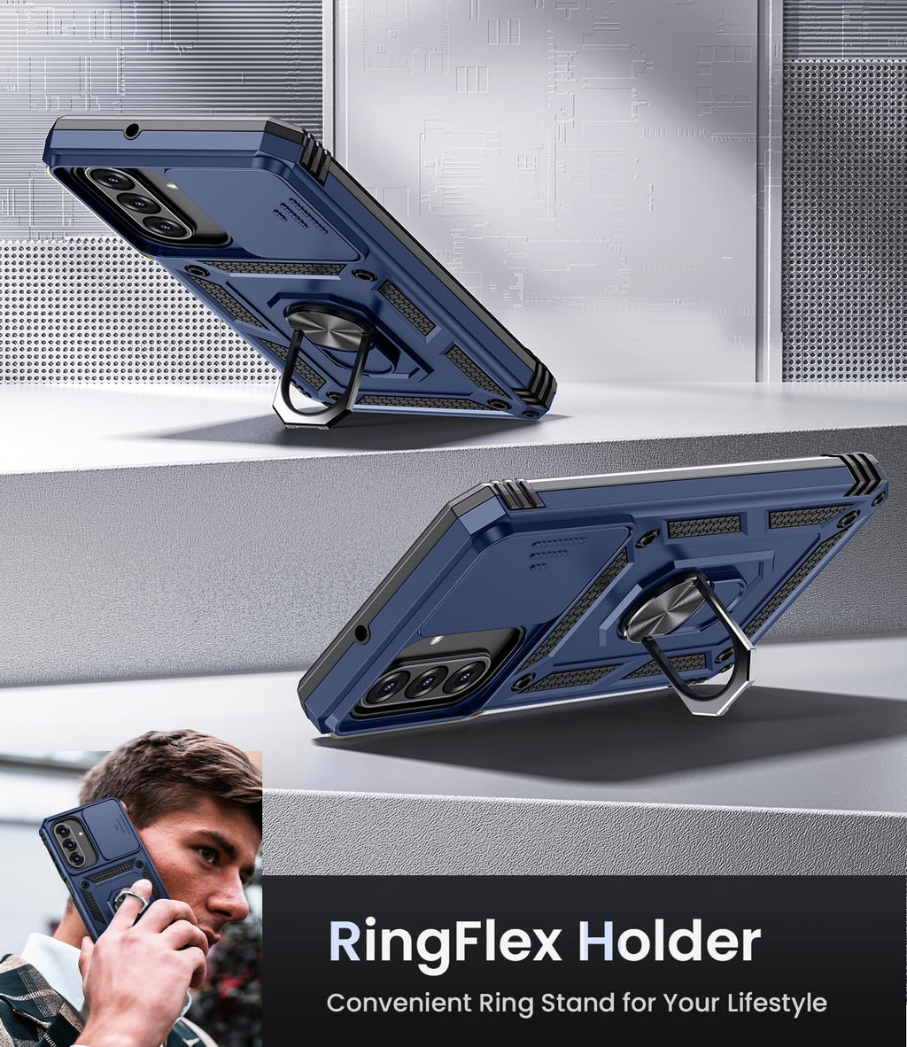 Galaxy A17 5G Phone Case With [Privacy + Hd Tempered Glass Screen Protector] & C