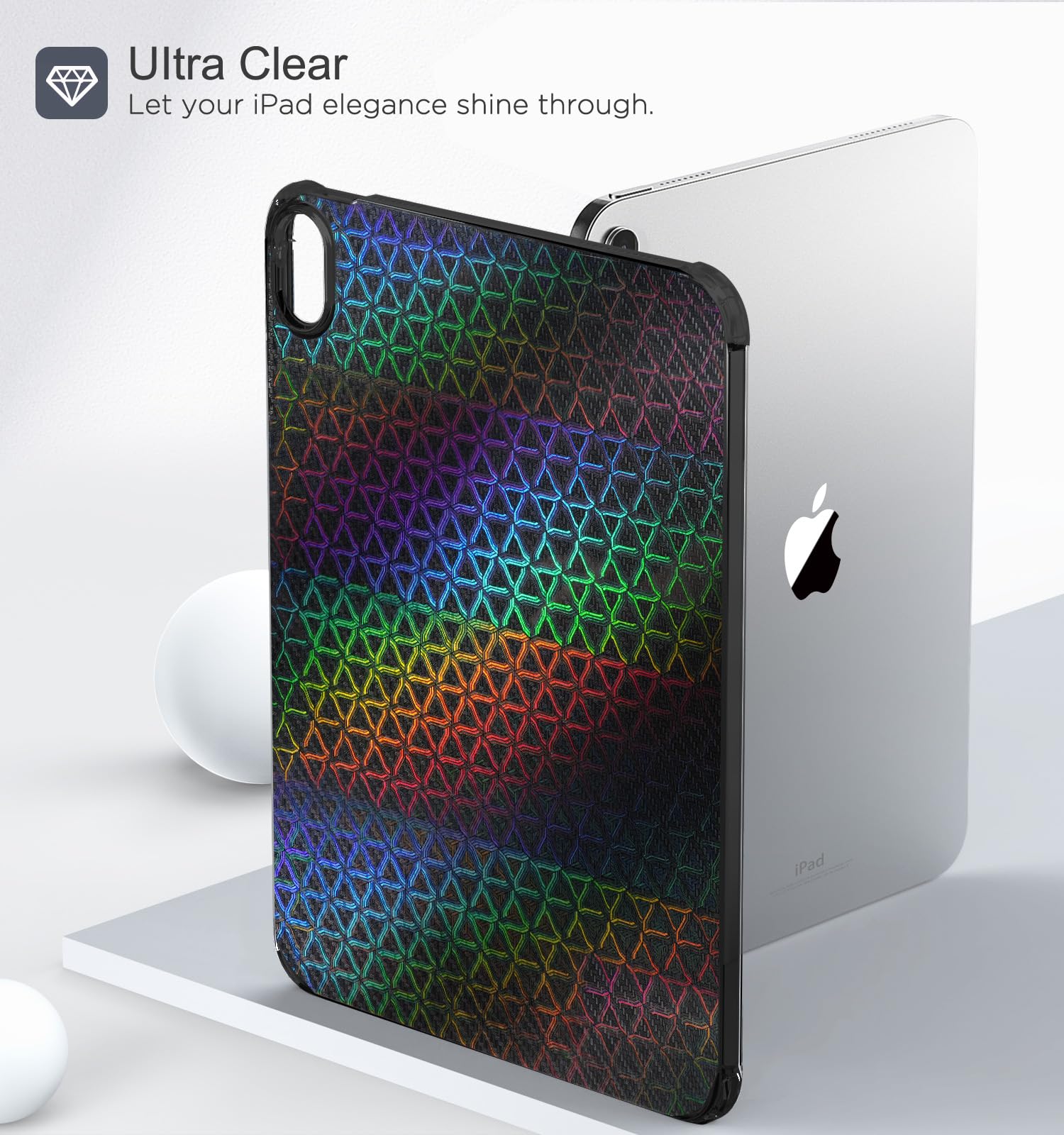 Clear Case for iPad (A16) 11th Generation 2025 11-inch/10th Generation 2022 10.9