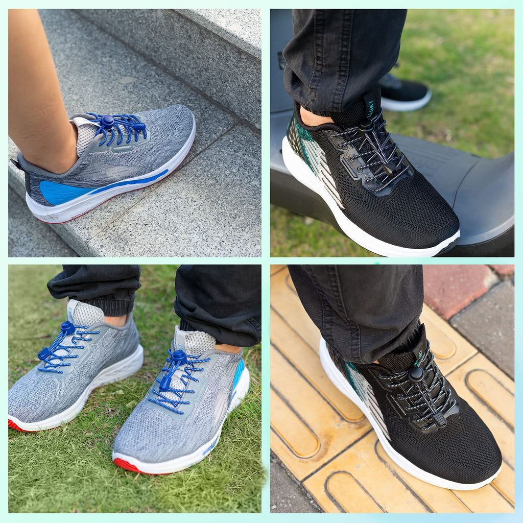 5 Pairs Elastic No Tie Shoe Laces for adults, shoe laces for sneakers,elastic la