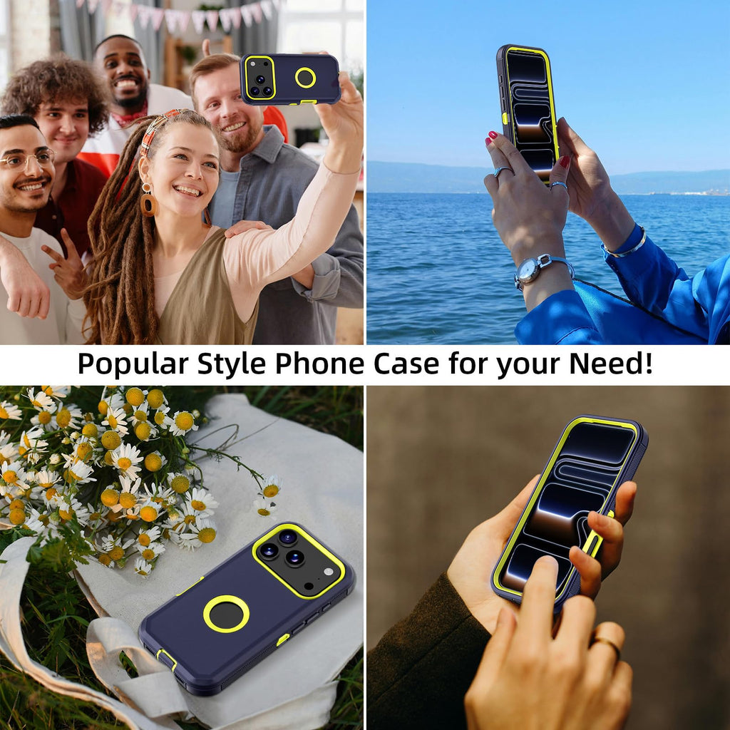 Iphone 17 Pro Max Case, Heavy Duty Drop Protection Screenless Dual Layer Shockpr