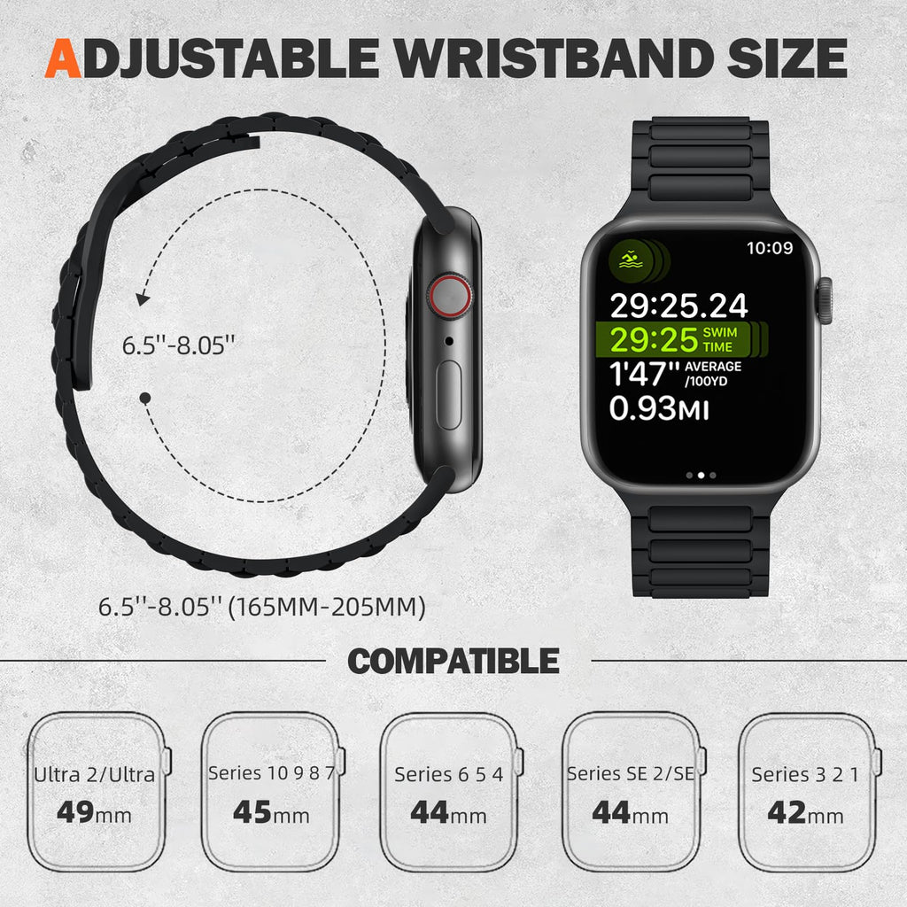 Band Compatible with Apple Watch Bands 44mm 45mm 46mm 42mm 41mm 40mm 38mm
