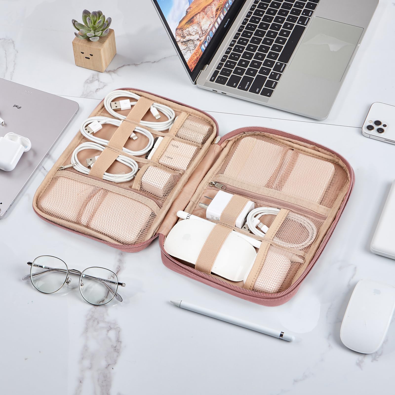 Cord Organizer Case, Tech Electronic Bag, Essentials Ch