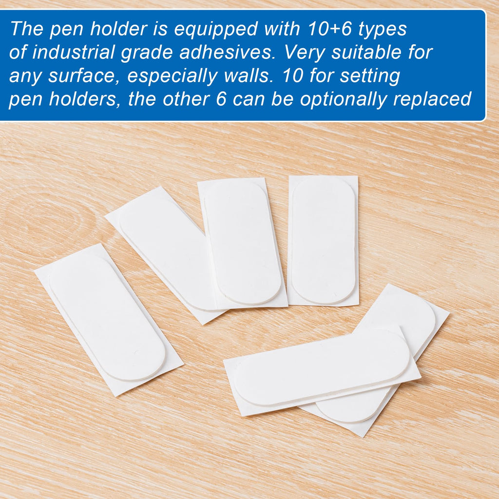 Pencil Holders for Desk,Silicone Flexible Pen Holder for Wall, Off