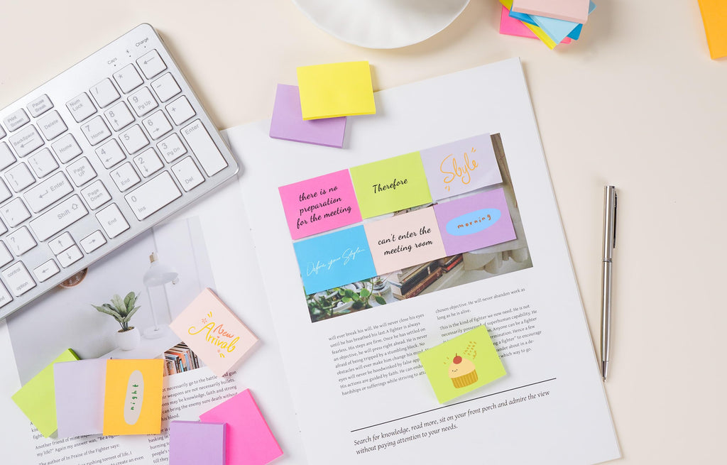 Sticky Notes 1.5x2 in, 9 Colors Bright Strong Adhesive Post, Suitable