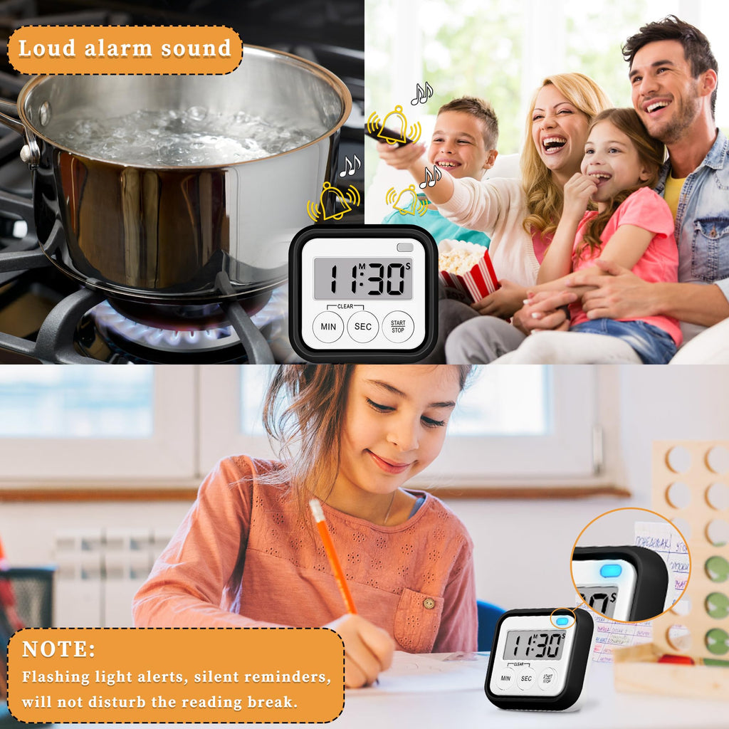 Timers For Cooking Classroom Timer For Kids Teachers Magnetic Digital Timers 2 P