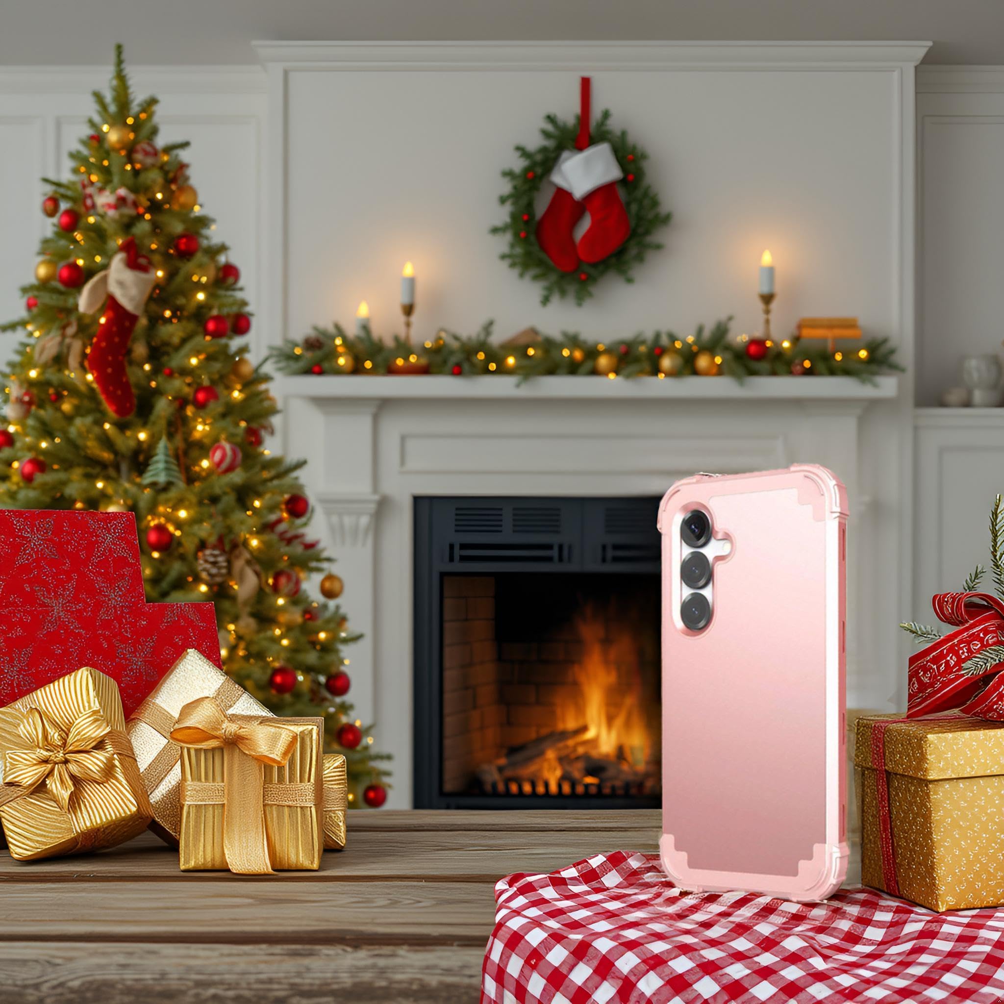 S23 Heavy-Duty Case with 3-in-1 Shockproof Protection & Screen Protector