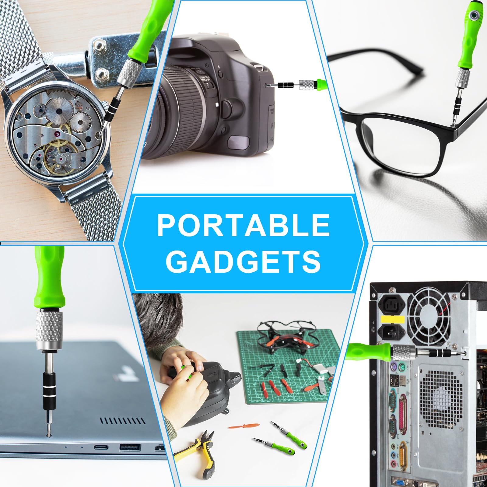 1 Small Precision Screwdriver Set, Zoikuloi Magnetic Mini Screwdriver Set, Pr