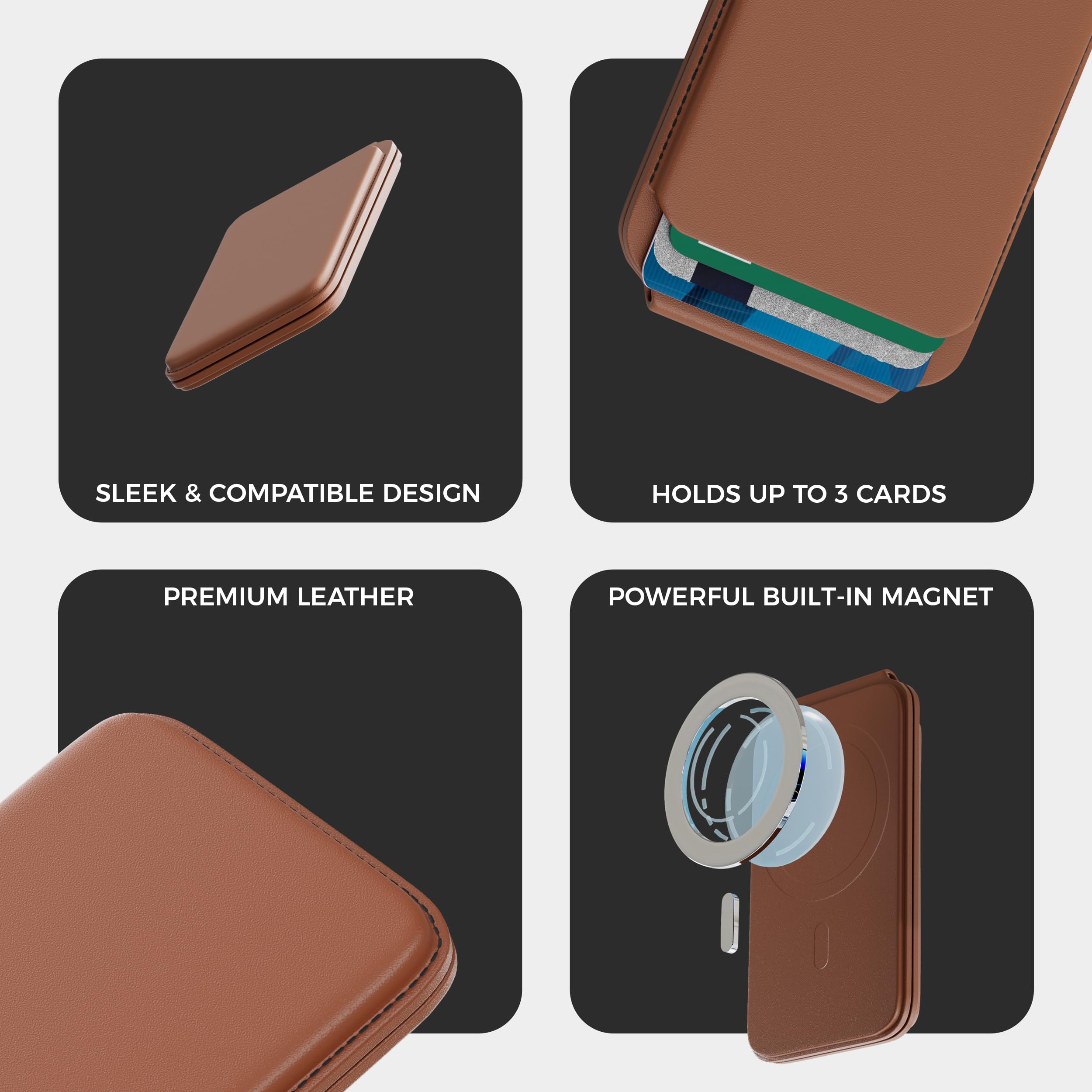 wallet men - magnetic wallet for iphone - magnetic phones wallets -