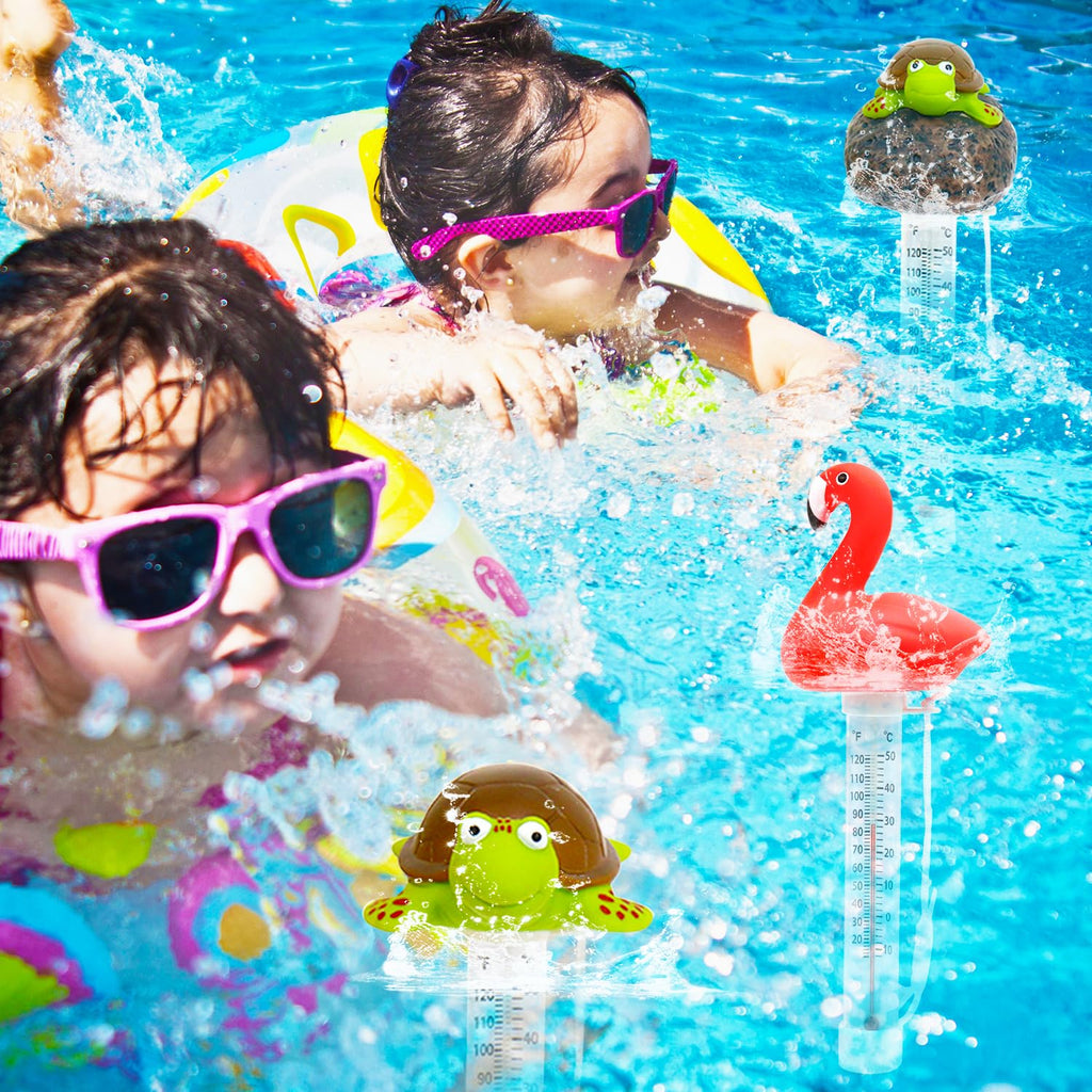 Pool Thermometer, Large Size Easy Read for Water Temperature with Strin