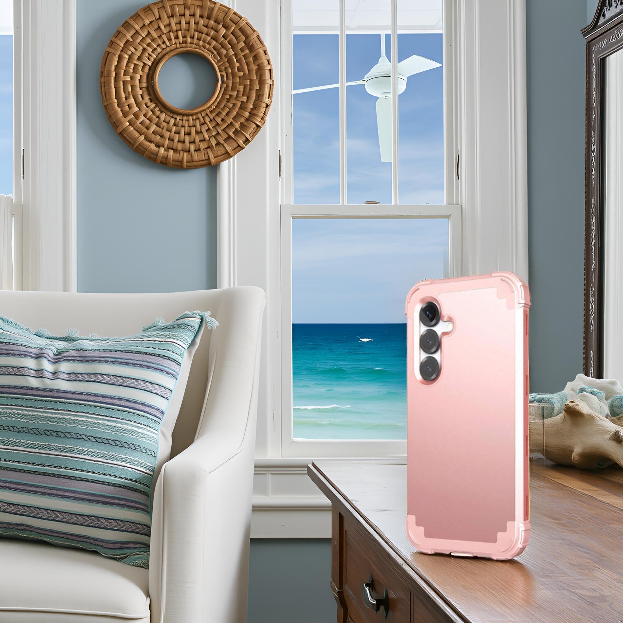 S23 Heavy-Duty Case with 3-in-1 Shockproof Protection & Screen Protector