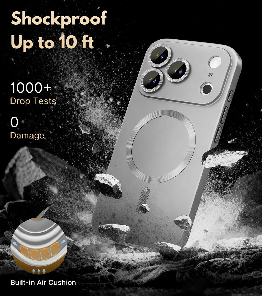 Case For Iphone 17 Pro Max - Magsafe Compatible, Military-Grade Drop Protection