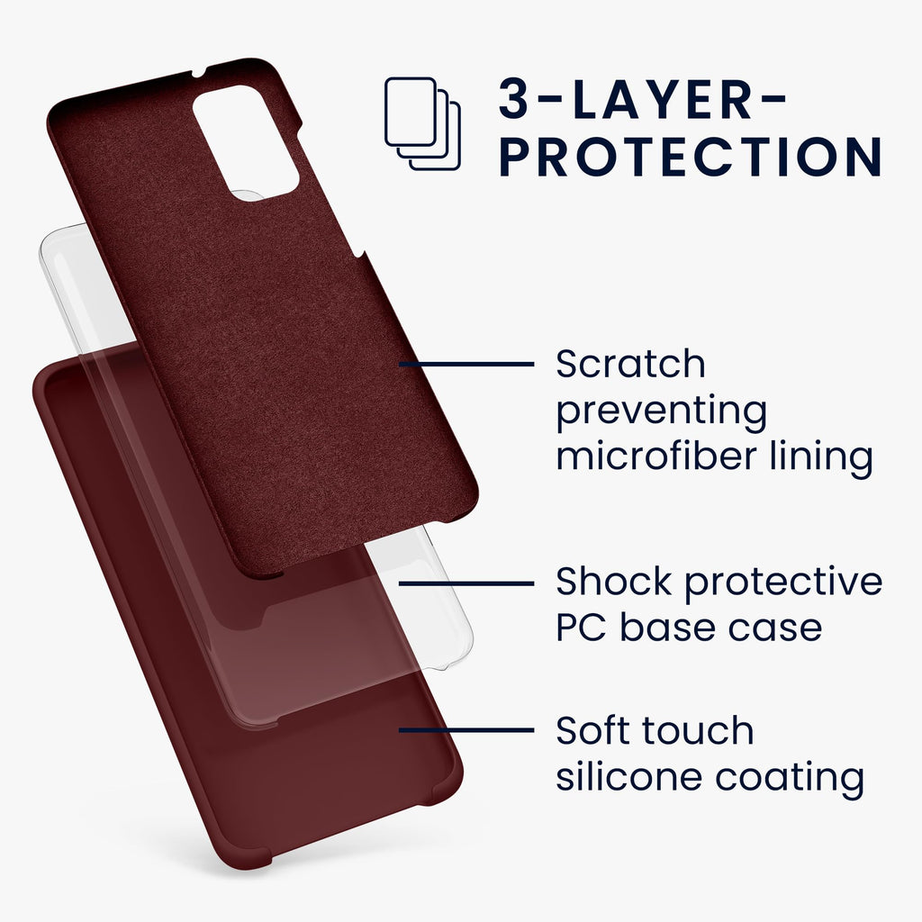 Samsung Galaxy S26 Case - Tpu Silicone Phone Cover With Soft Finish - Bordeaux V