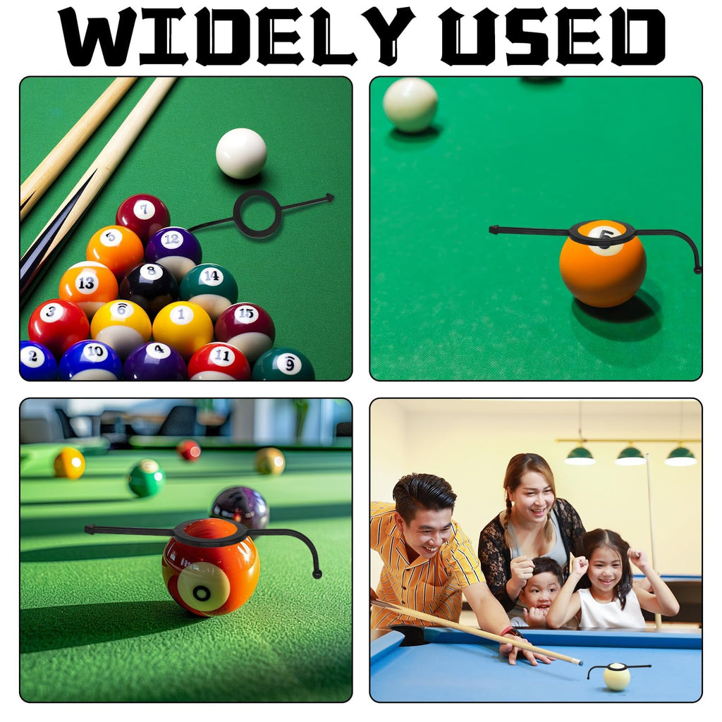 Black Billiard Aiming Training Aid, Pool Billiards Table Accessories Supplies Cu