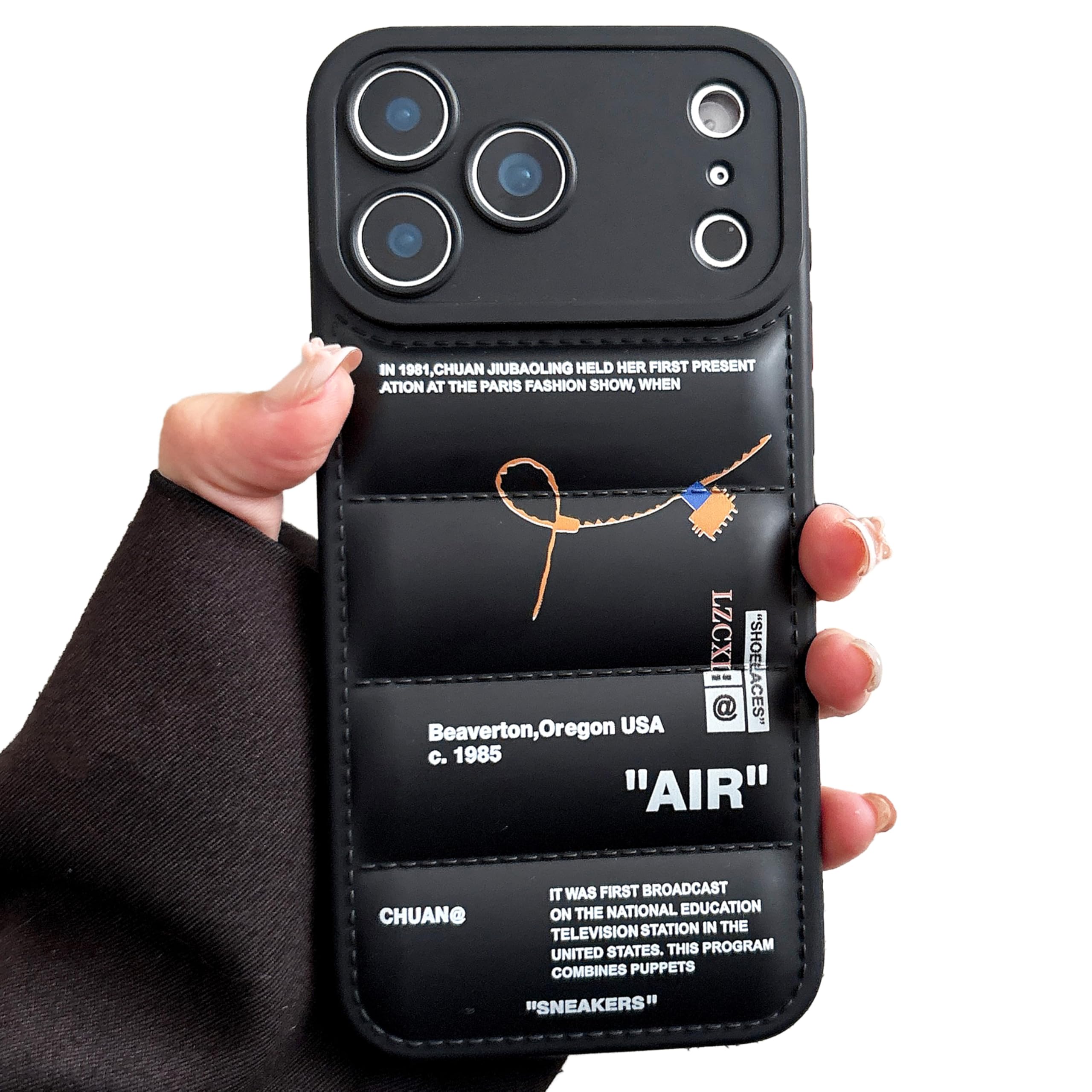Case With Sports Shoes Brand Design For Iphone 17 Pro Max,Sneakers Ins White Or