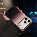 with iPhone 17 Pro Gradient Glitter Case Fashion Bling Sparkly Glossy