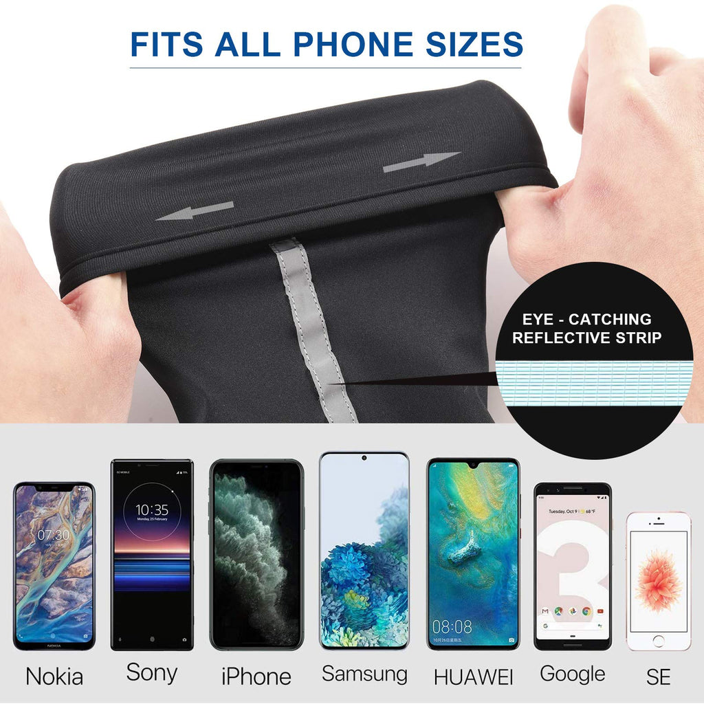 Pocket Wrist Wallet Wrist Cell Phone Holder, Ankle Wallet, Sweat Bands, Armband,