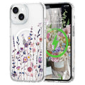 iPhone 14 Case for iPhone 13 Case [Compatible with Magsafe], Cute Flower Gir