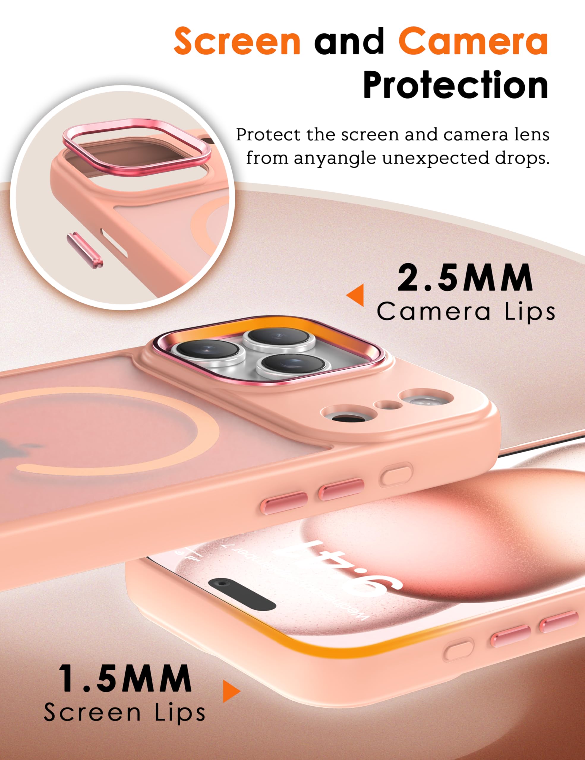 Case for iPhone 11 [MagSafe Compatible] - Translucent Matte Slim Thin S