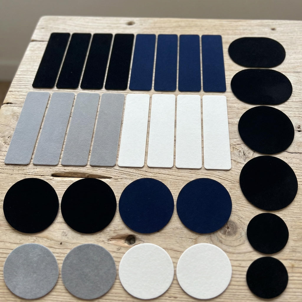 30 Pcs Shoe Patches for Holes Kit,Self-Adhesive Sneaker Repair Kit for Mesh & Ca