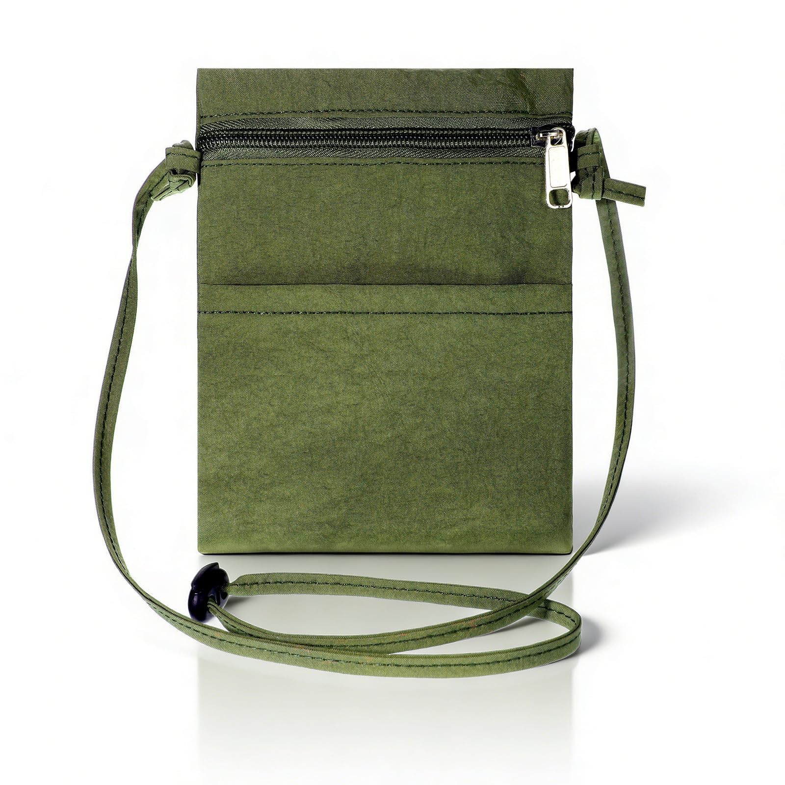 Phone Purse Ultralight Green Zipper Cell Phone Bag Nylon Small Phones Purse
