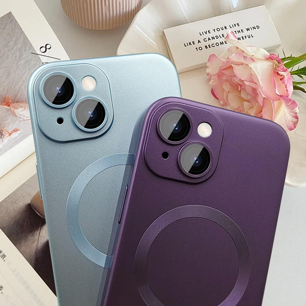 Case For Iphone 13 Phone Case For Women/Men, Matte Luxury Soft Metallic Luster D