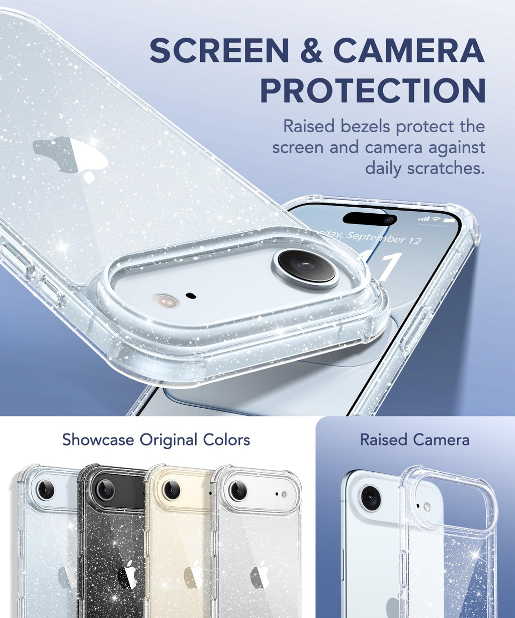 iPhone Air Case for Women, with Screen Protector & Camera Lens Protector, An