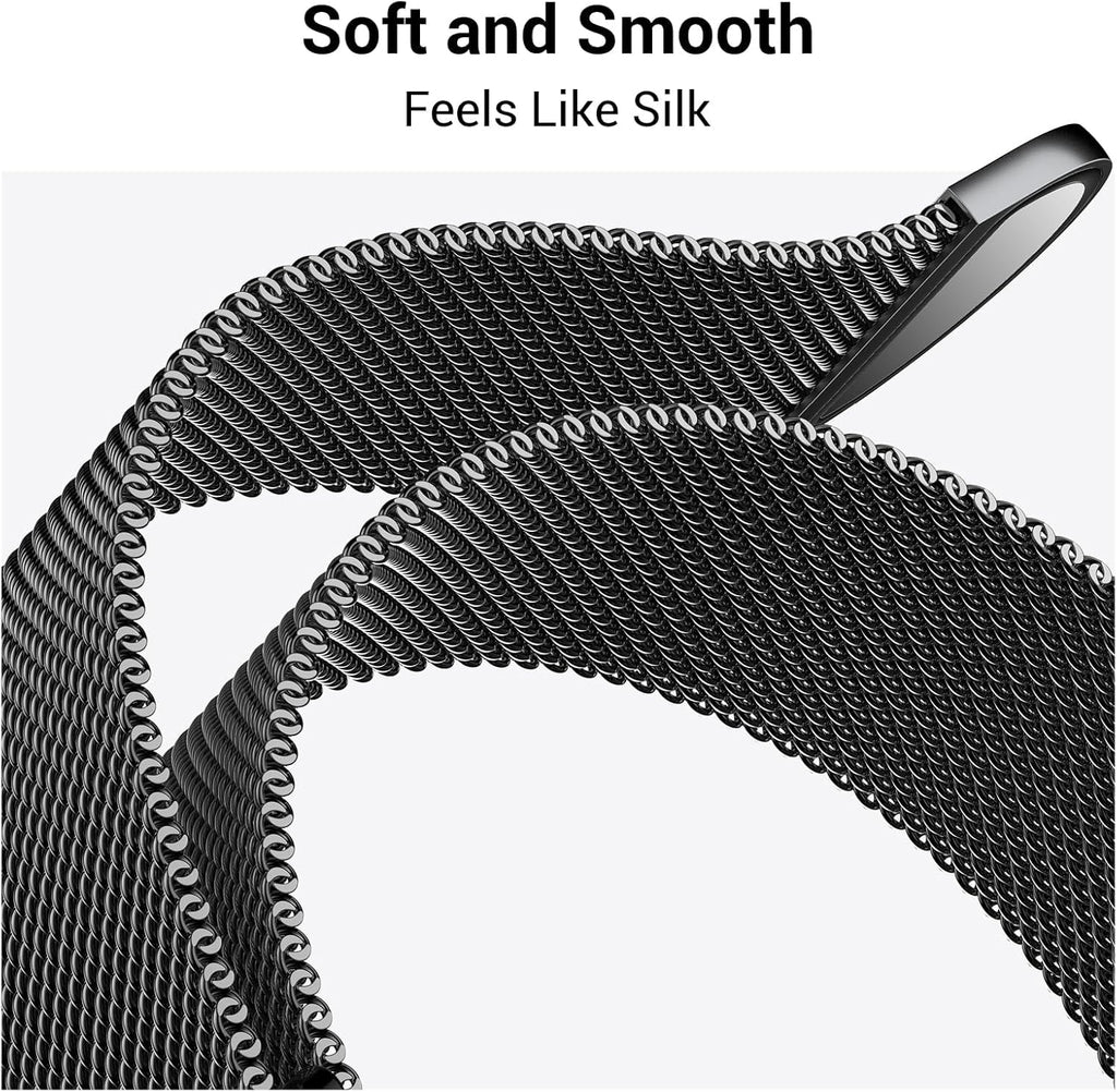 Milanese Loop Apple Watch Bands 49Mm 46Mm 45Mm 44Mm 42Mm 38/40/41Mm Men Women；Me