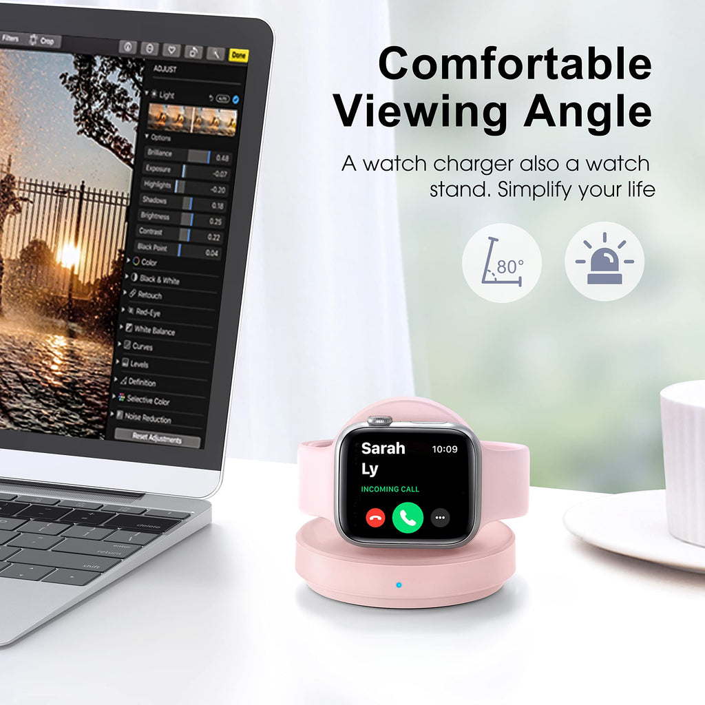For Apple Watch Charger Magnetic Fast Charging Dock,Portable Wireless Charging S