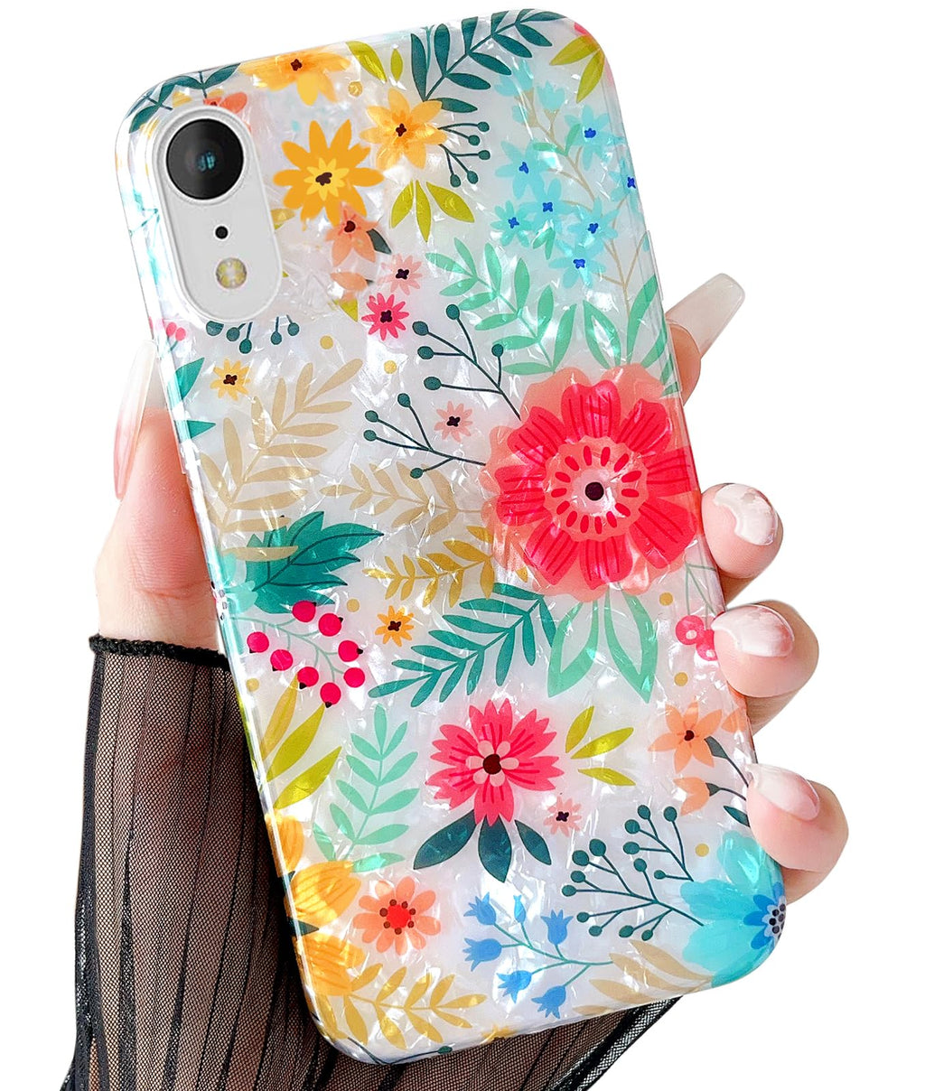 iPhone XR Case,for iPhone XR Cases for Girls Women Cute Pattern Sparkle Crys