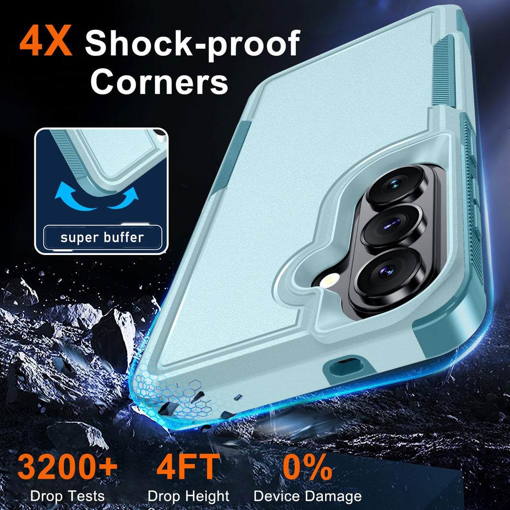 Samsung Galaxy S26 Case with Screen Protector+Camera Lens Cover,Military Grade H