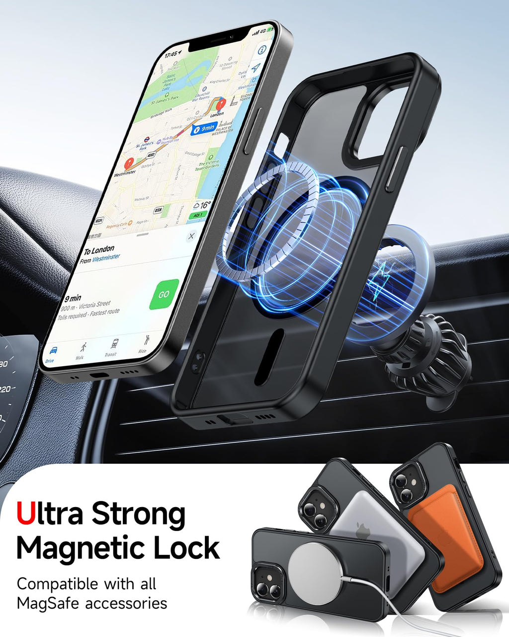 Iphone-12 Mini Case/Iphone-13 Mini Phone Cases:[ Screen Protector X2+ Camera Cov