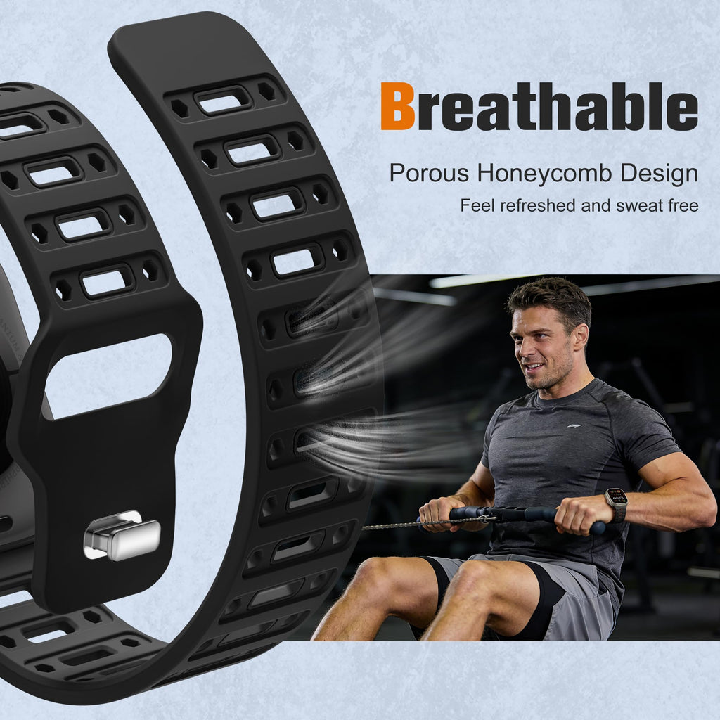 with Apple Watch Ultra 3 2/ Ultra Band 49mm 44mm 45mm 46mm 42mm, Soft