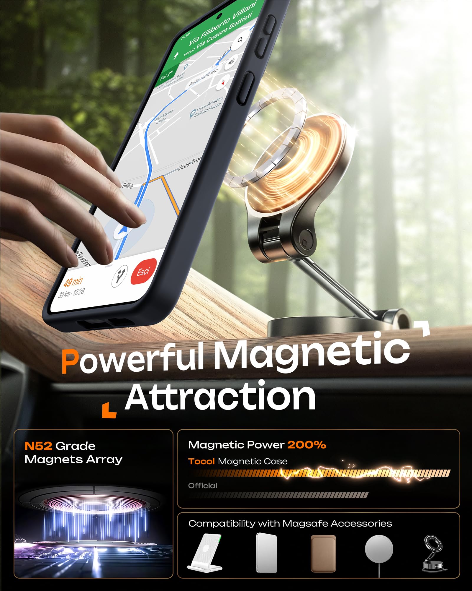 Samsung Galaxy S26 Case, Magsafe, Full Camera Protection, Built-In Magnetic, Dro