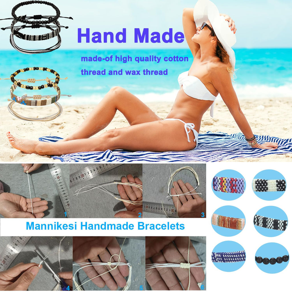 Surfer Beach Bracelet Set Men and Women, Bracelets For Men, Handmade Boho Bracel