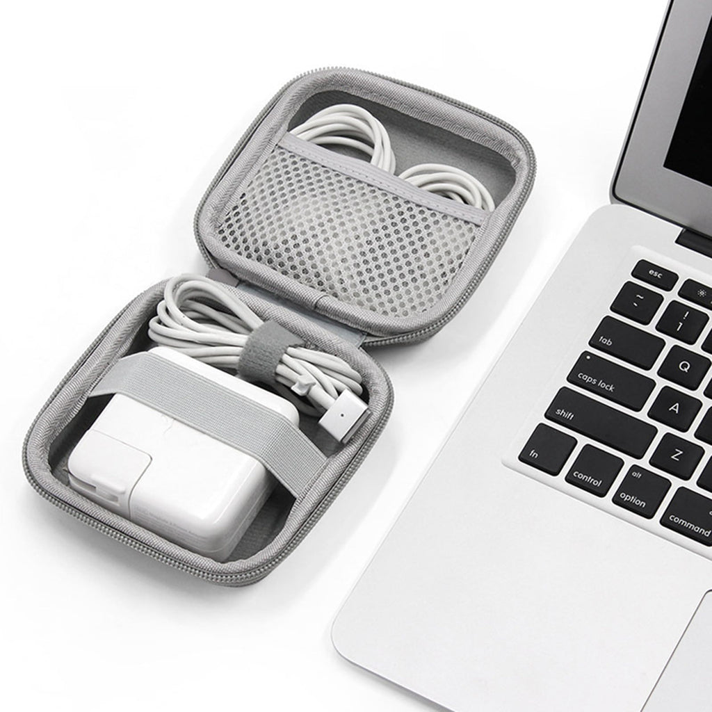 Travel Carrying Storage Case, 4.4"X4.4" Charger Orga