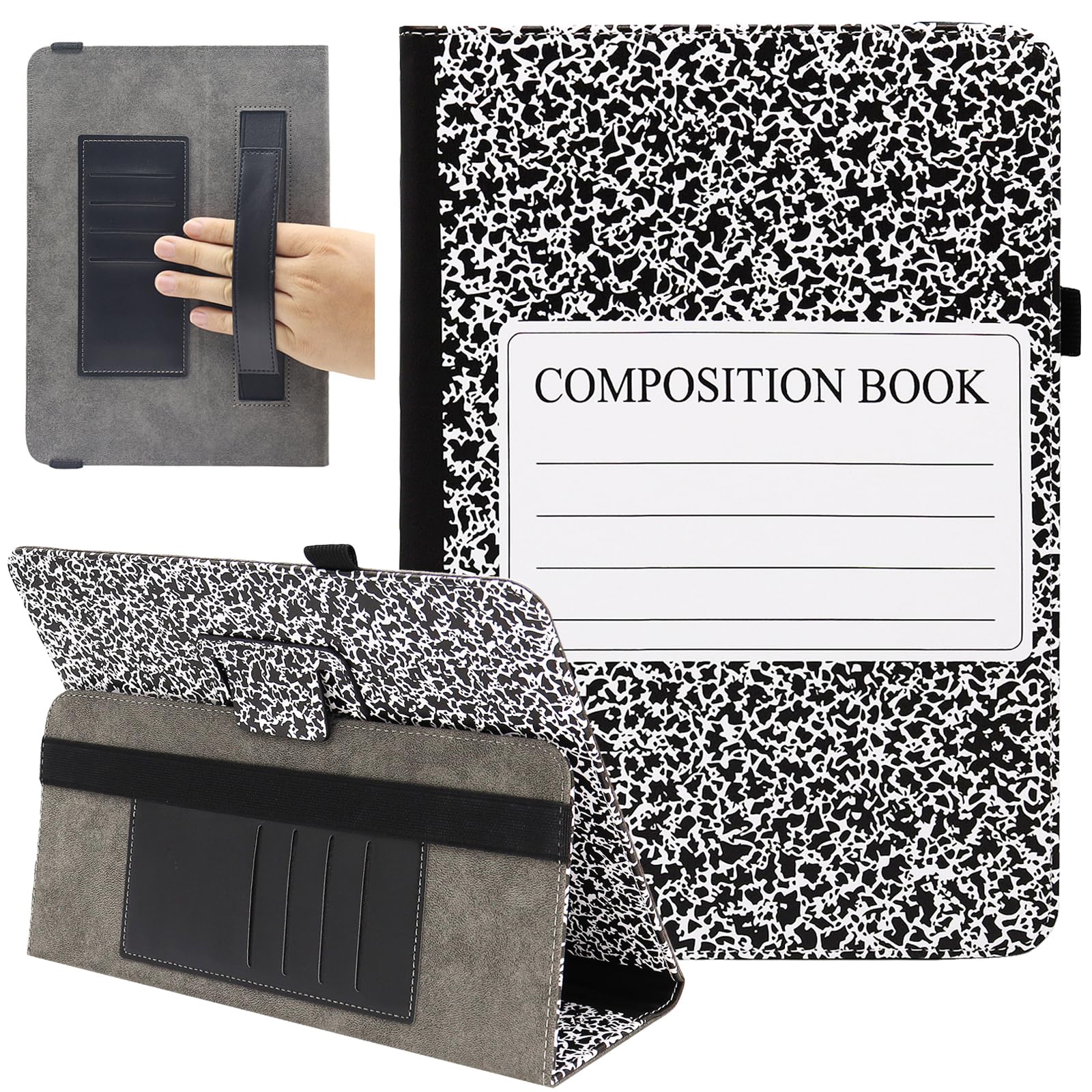 10 10.1 11 Inch Tablet Case, Viclowlpfe Protective Folio Stand Android Case for