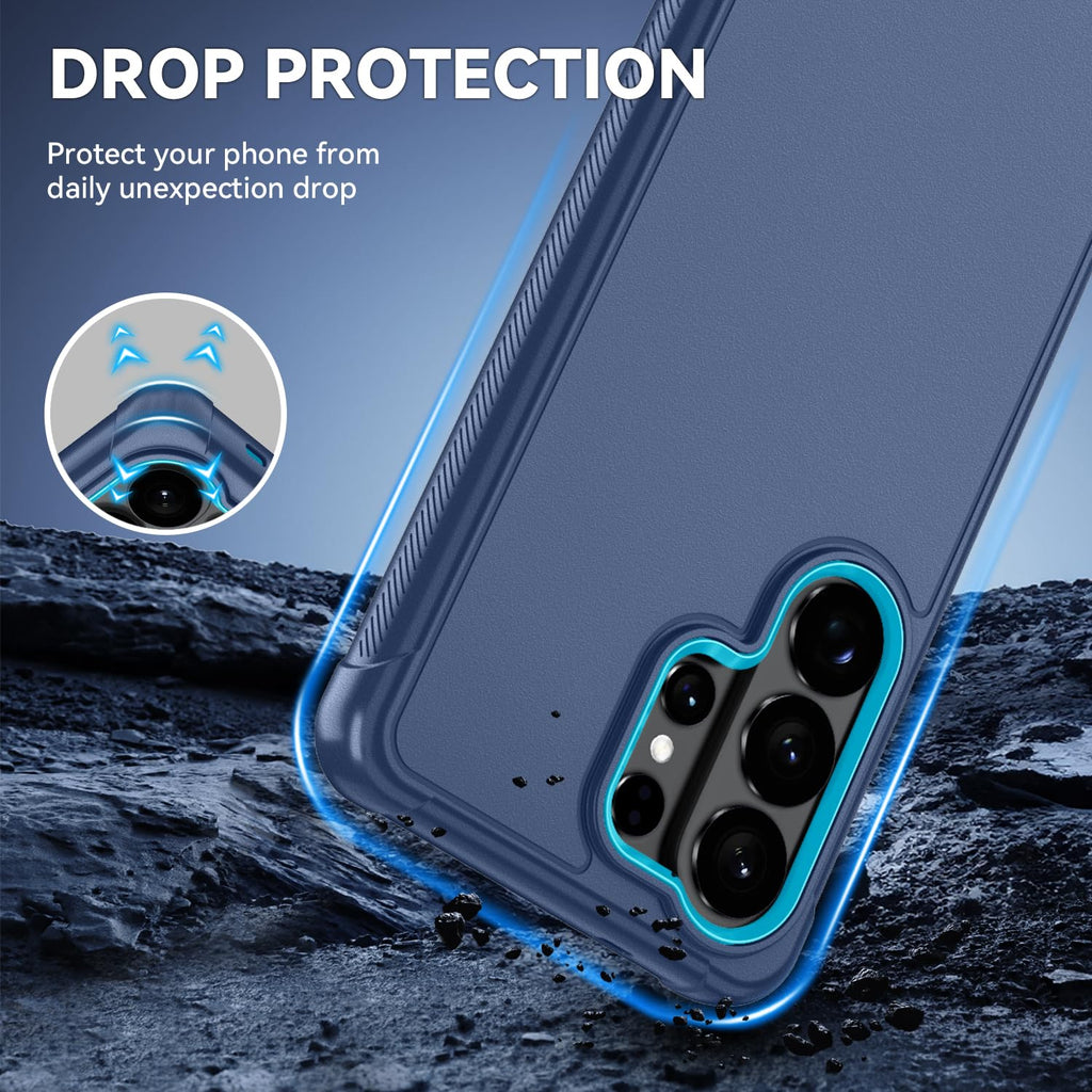 for Samsung Galaxy S26 Ultra Case with HD Screen Protector, 3-Layer Shockproof M
