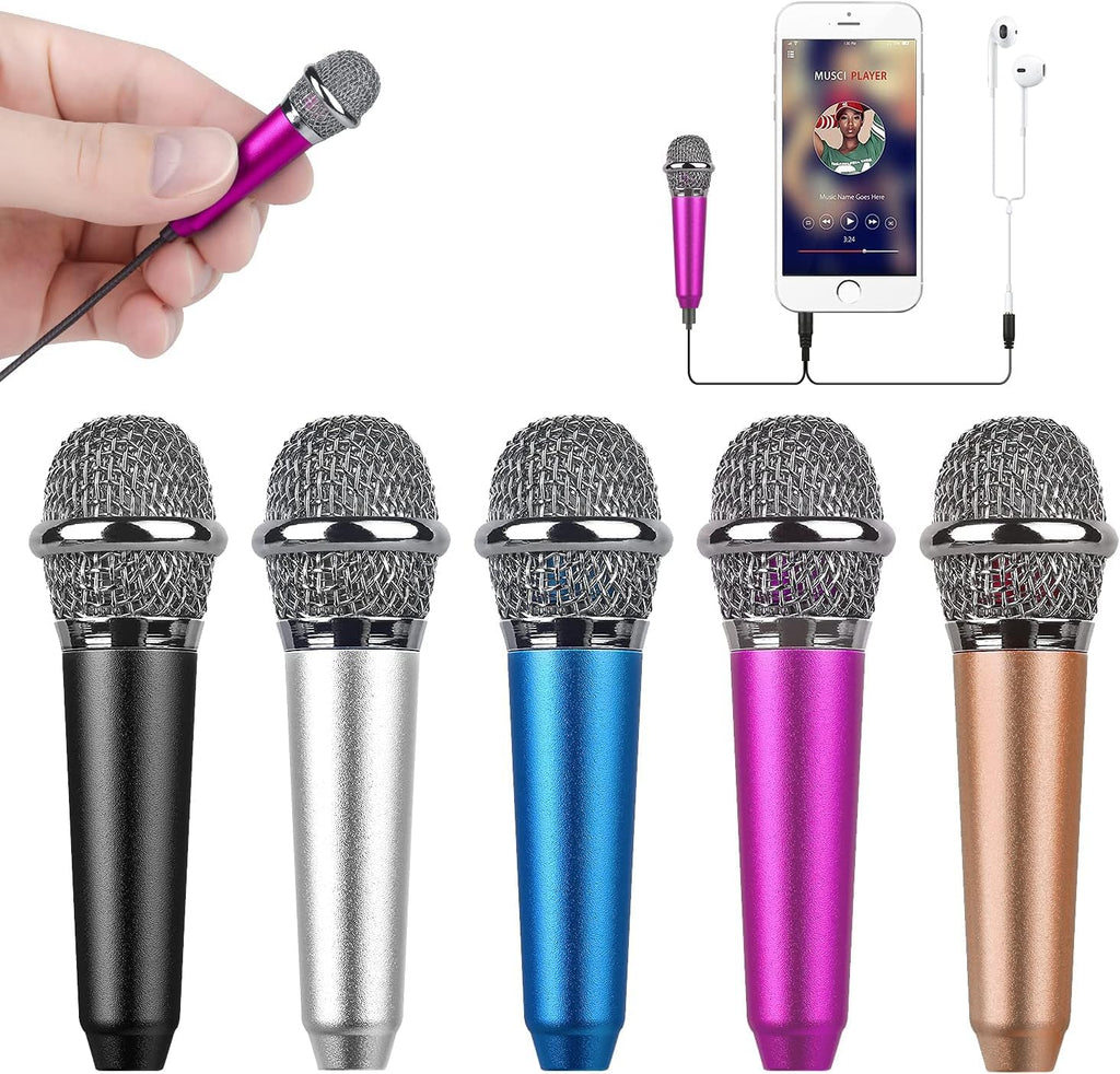 Portable Vocal/Instrument Microphone for Voice Video Recording Singing,Vlog