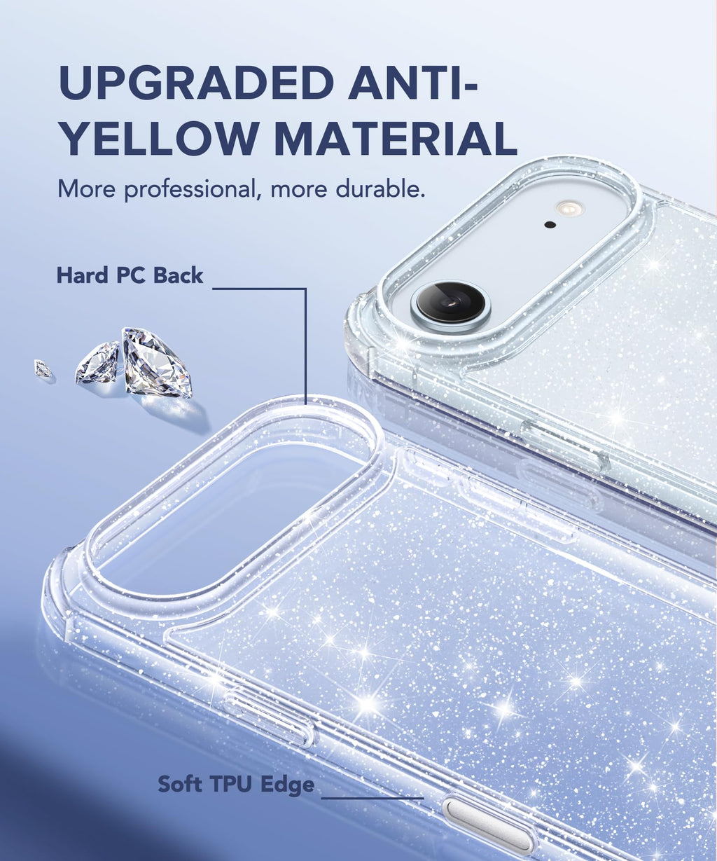 iPhone Air Case for Women, with Screen Protector & Camera Lens Protector, An