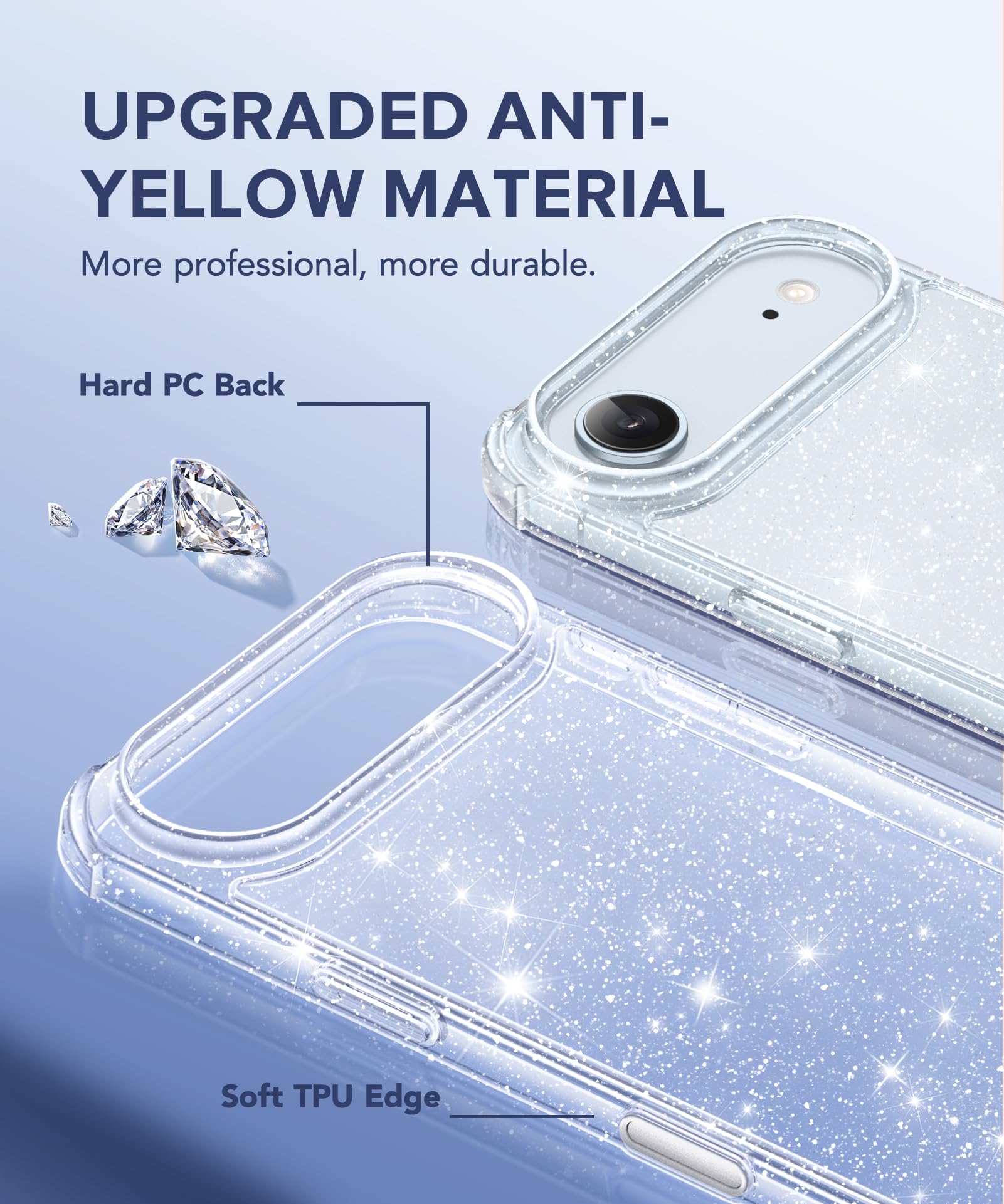 iPhone Air Case for Women, with Screen Protector & Camera Lens Protector, An