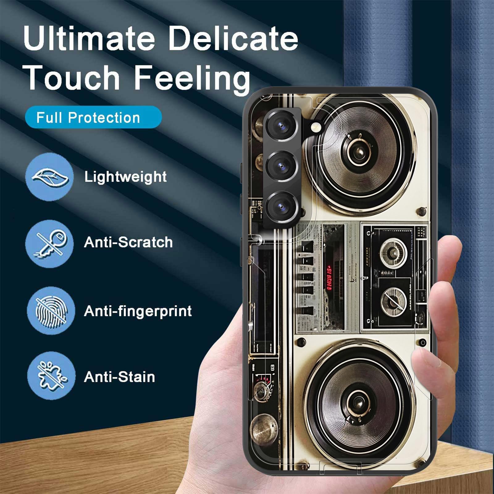S23 5G Case - Dual Layer Hybrid with Built-in Dustproof Cap & Magnetic Car Mount