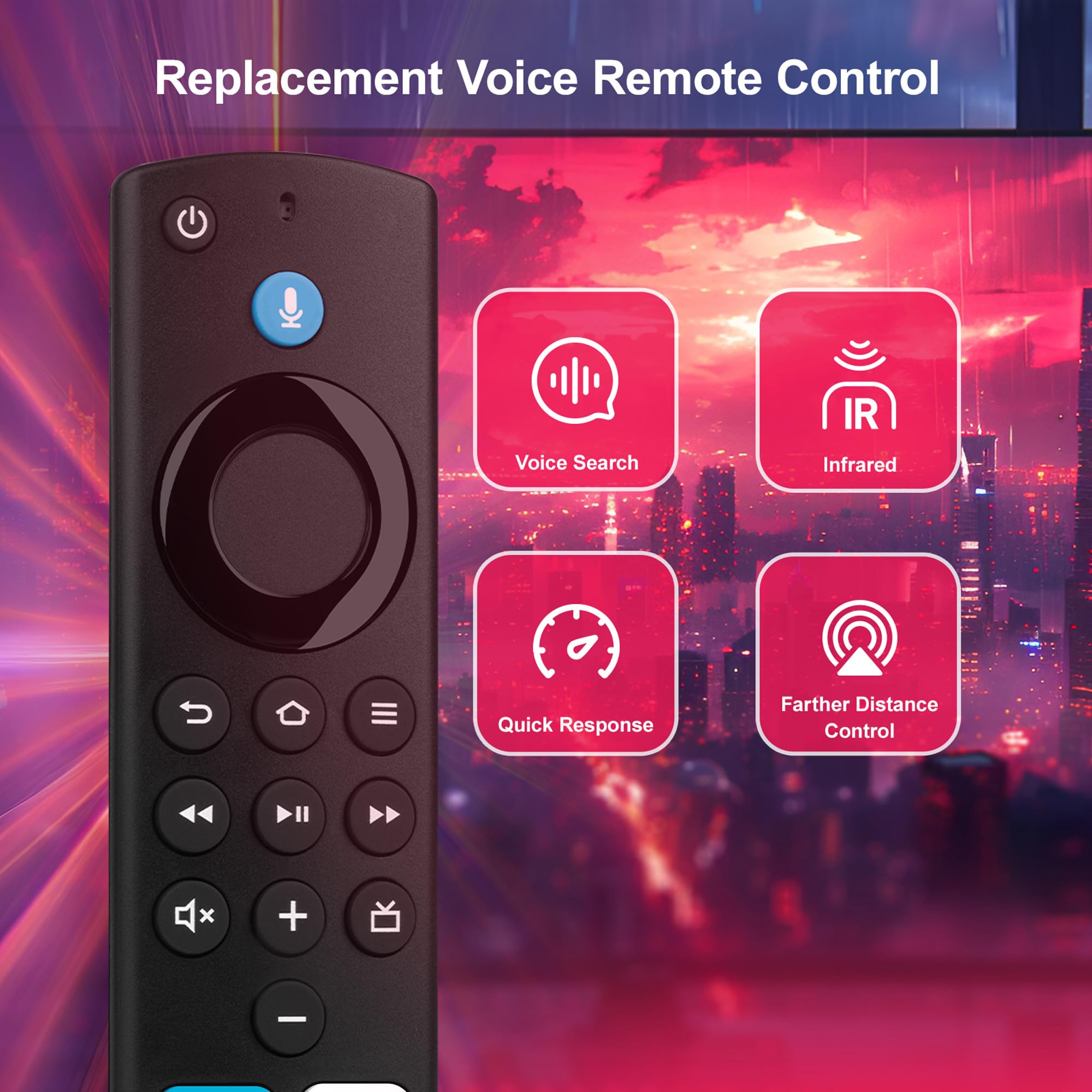Remote Control Fire Smart Tv Stick(2Nd Gen/3Rd Gen/Lite/4K Max/Cube/Hd), Tv Stic