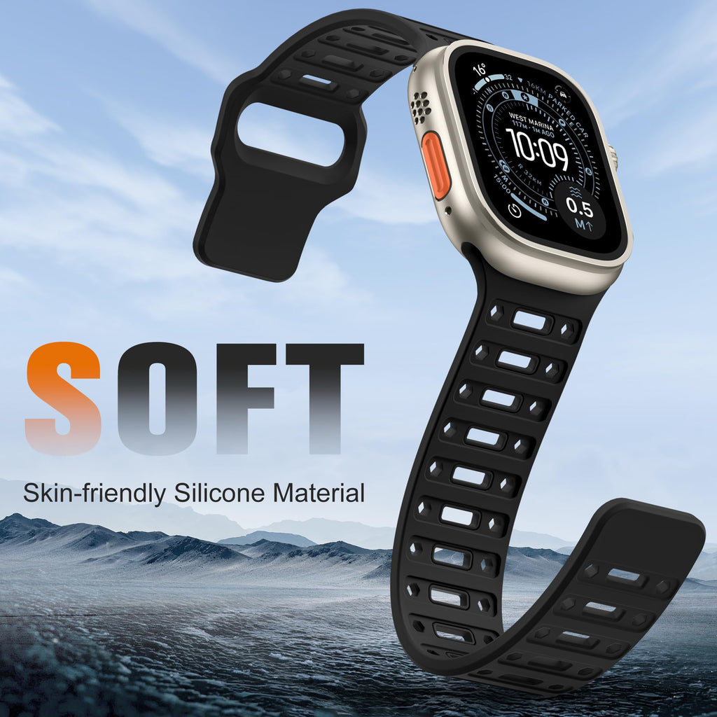 with Apple Watch Ultra 3 2/ Ultra Band 49mm 44mm 45mm 46mm 42mm, Soft
