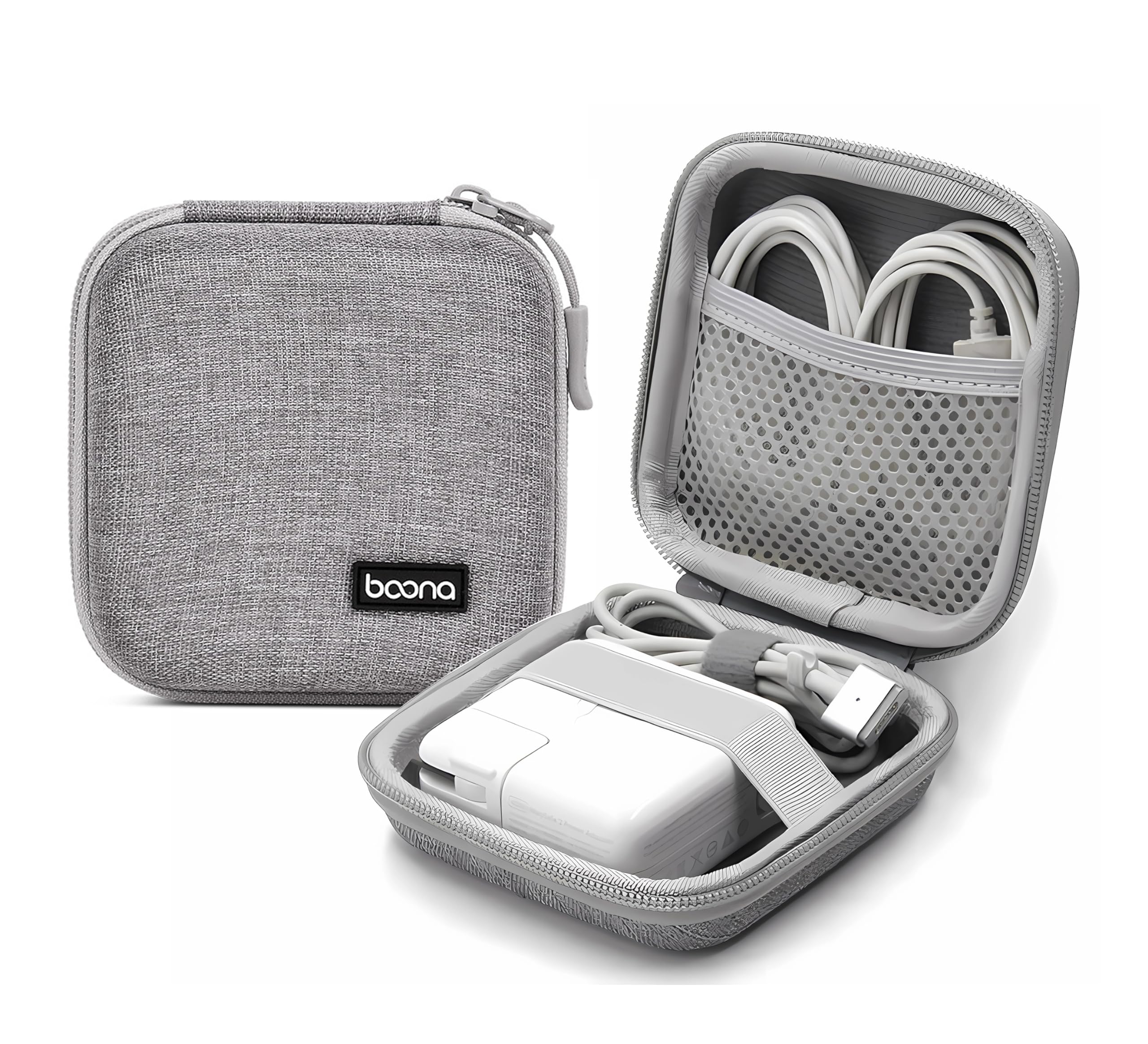Travel Carrying Storage Case, 4.4"X4.4" Charger Orga