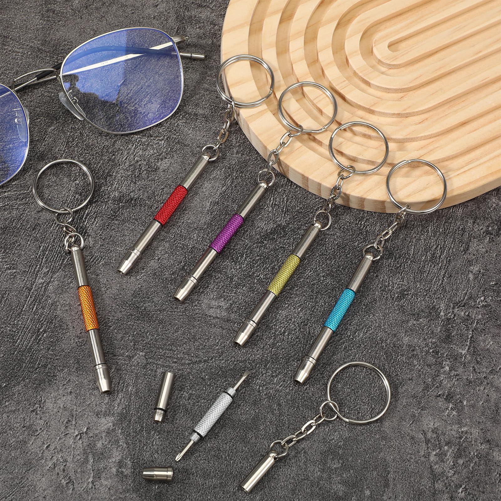 Pcs Mini Eyeglass Screwdriver, 4-in-1 Watches Precision Screwdriver Kit, 6 Col