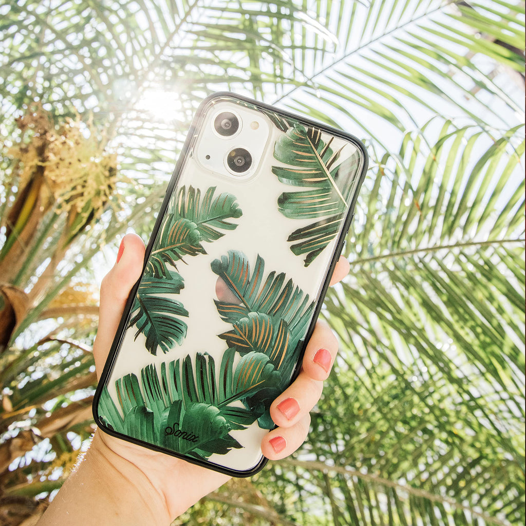 Case for iPhone 14 / iPhone 13 | 10ft Drop Tested | Protective Case | Palm Leave