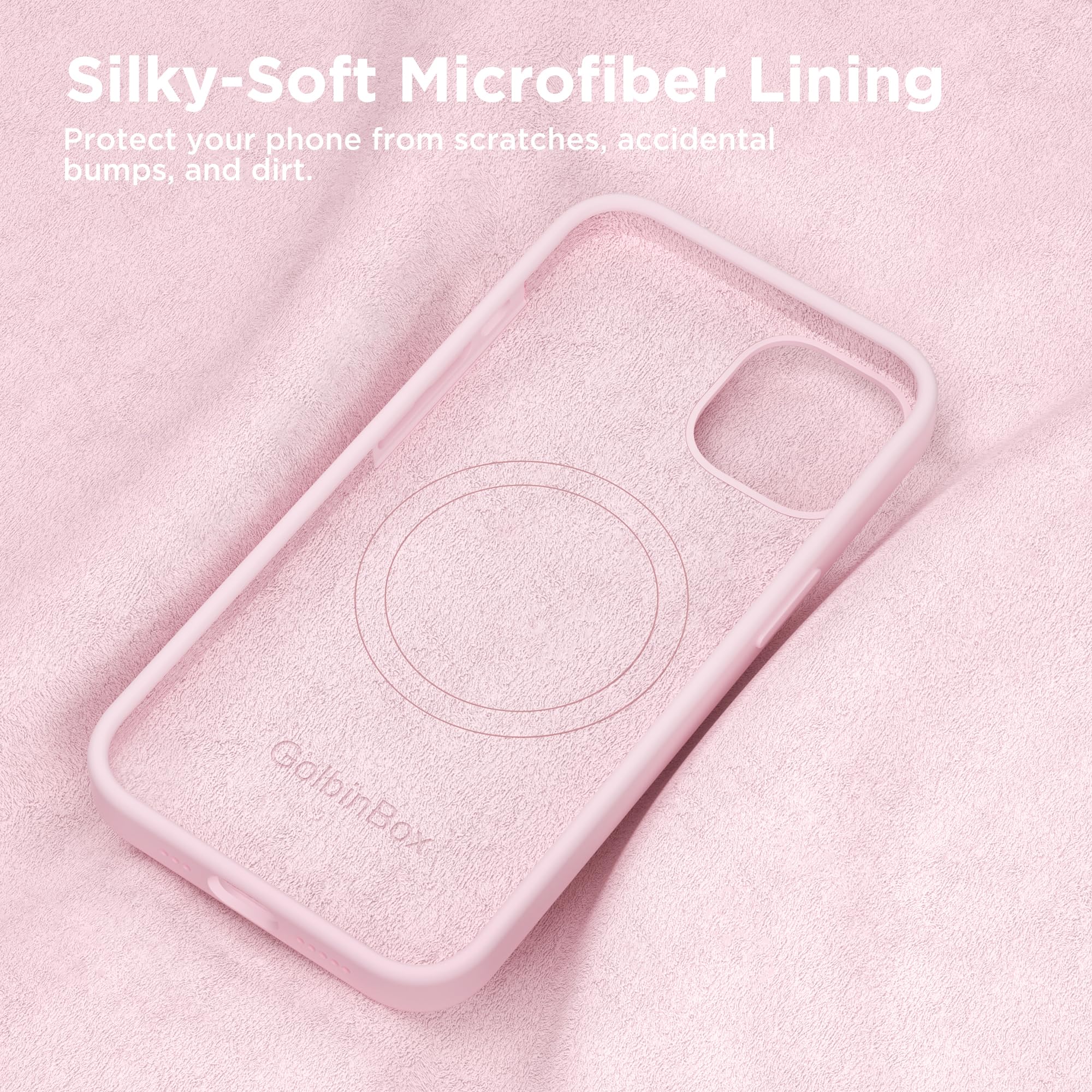 For Iphone 13 Case & Iphone 14 Case, Magsafe, [Soft Anti-Scratch Microfiber Lini